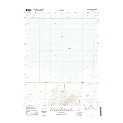 2014 Map of Fish Springs NW, 2014 Print