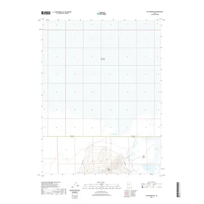 2020 Map of Fish Springs NW, 2020 Print