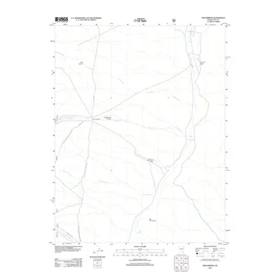 2012 Map of Fish Springs, 2012 Print