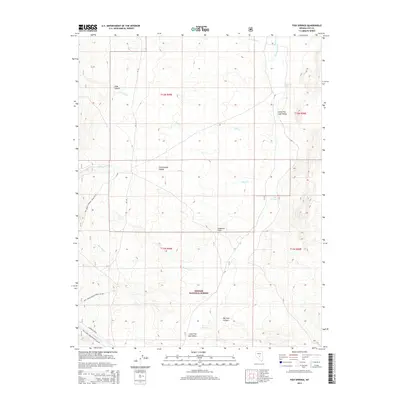 2014 Map of Fish Springs, 2014 Print