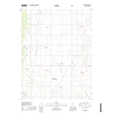 2018 Map of Fish Springs, 2018 Print