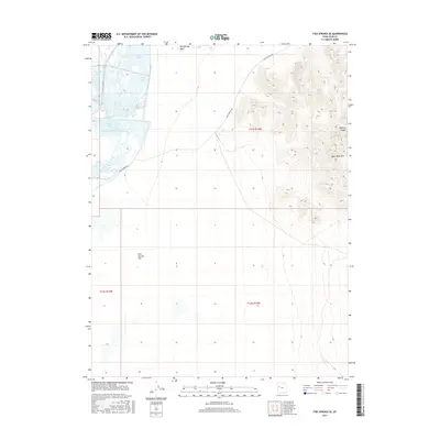 2017 Map of Fish Springs SE, 2017 Print