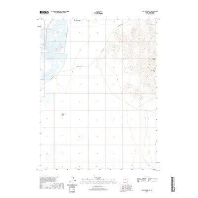 2020 Map of Fish Springs SE, 2020 Print