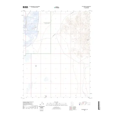 2023 Map of Fish Springs SE, 2023 Print