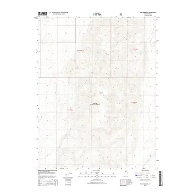 2014 Map of Fish Springs SE, 2014 Print