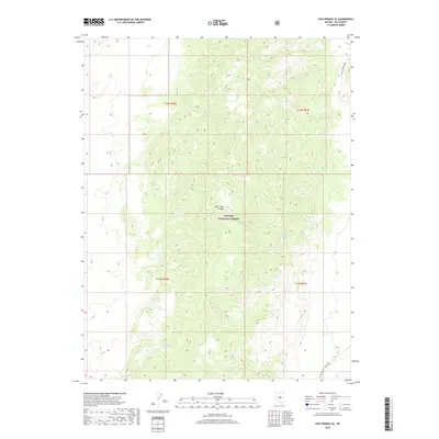 2018 Map of Fish Springs SE, 2018 Print
