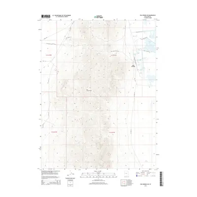 2014 Map of Fish Springs SW, 2014 Print