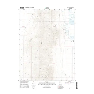 2017 Map of Fish Springs SW, 2017 Print
