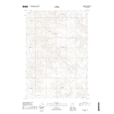 2020 Map of Fisher Butte, 2020 Print
