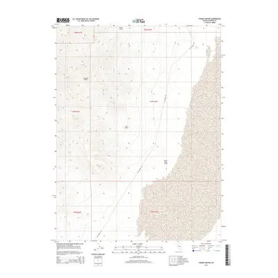 2014 Map of Fisher Canyon, 2014 Print