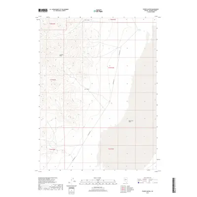 2018 Map of Fisher Canyon, 2018 Print