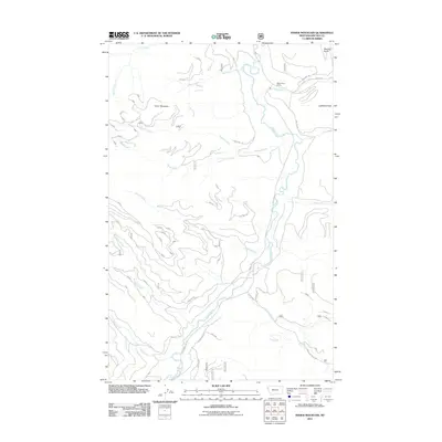 2011 Map of Fisher Mountain, 2011 Print