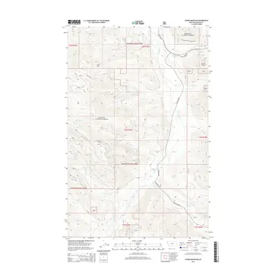 2014 Map of Fisher Mountain, 2014 Print