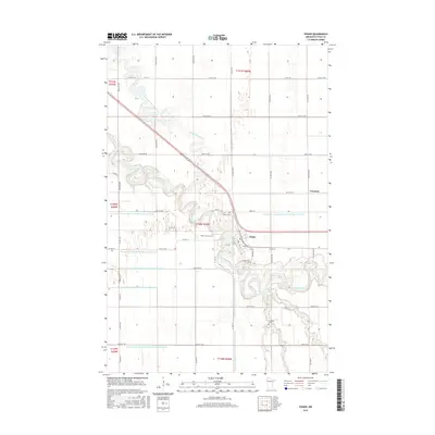 2016 Map of Fisher, 2016 Print