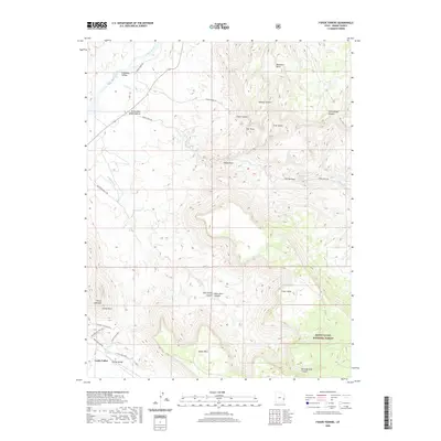 2020 Map of Fisher Towers, 2020 Print