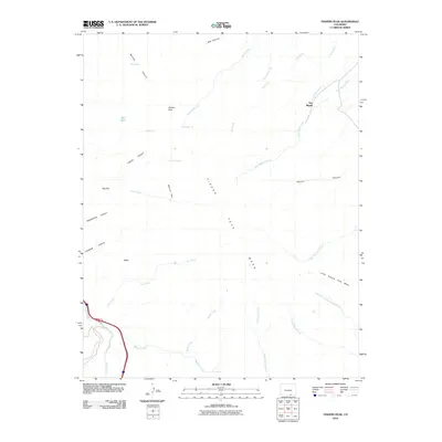 2010 Map of Fishers Peak, 2010 Print