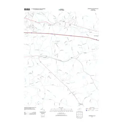 2013 Map of Fisherville, 2013 Print