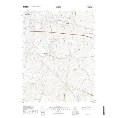 2019 Map of Fisherville, 2019 Print