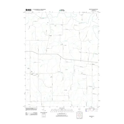 2012 Map of Fishhook, 2012 Print