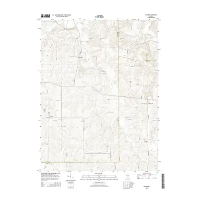 2015 Map of Fishhook, 2015 Print