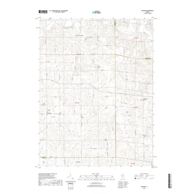 2018 Map of Fishhook, 2018 Print