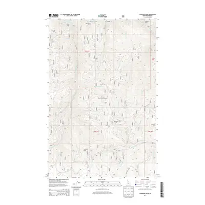 2013 Map of Fishhook Creek, 2013 Print