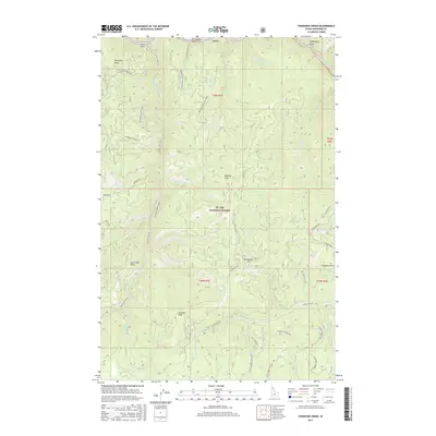 2017 Map of Fishhook Creek, 2017 Print