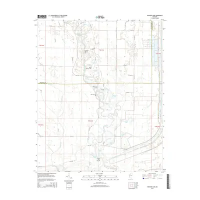 2015 Map of Fishhook Lake, 2015 Print