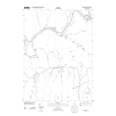 2013 Map of Fishs Eddy, 2013 Print