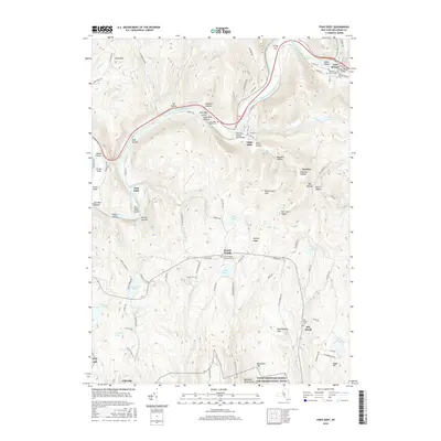 2016 Map of Fishs Eddy, 2016 Print