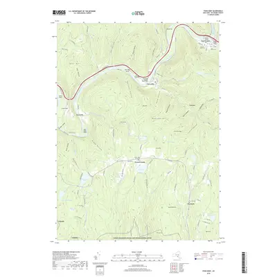 2019 Map of Fishs Eddy, 2019 Print