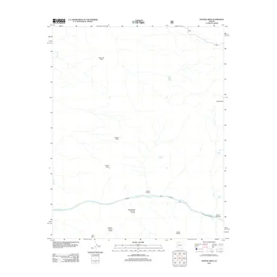 2012 Map of Fishtail Mesa, 2012 Print