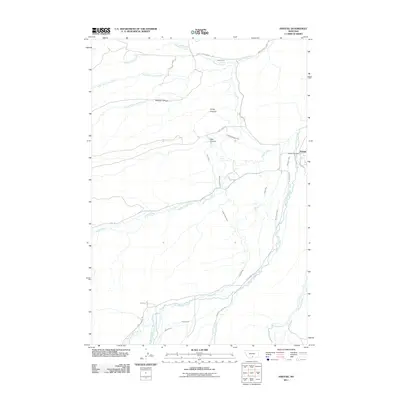 2011 Map of Fishtail, 2011 Print
