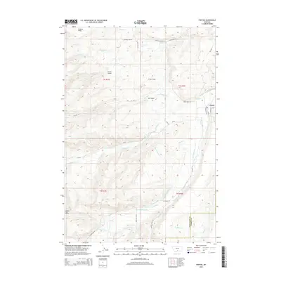 2014 Map of Fishtail, 2014 Print