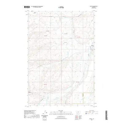 2020 Map of Fishtail, 2020 Print