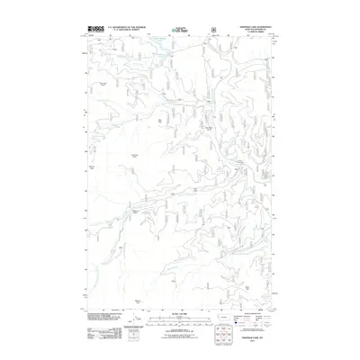 2011 Map of Fishtrap Lake, 2011 Print