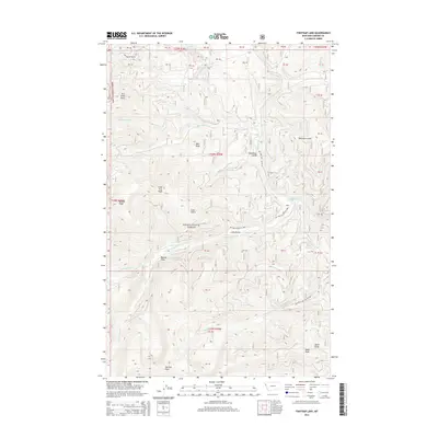 2014 Map of Fishtrap Lake, 2014 Print