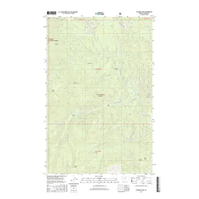 2017 Map of Fishtrap Lake, 2017 Print