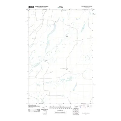 2011 Map of Fishtrap Lake, 2011 Print