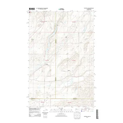 2014 Map of Fishtrap Lake, 2014 Print