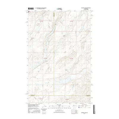 2017 Map of Fishtrap Lake, 2017 Print