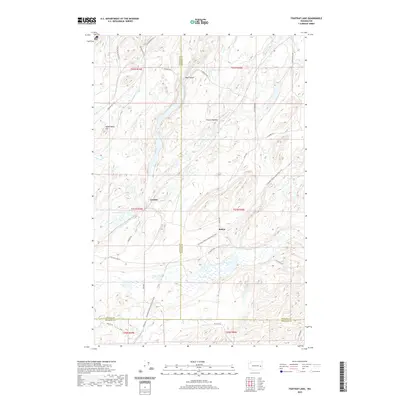 2020 Map of Fishtrap Lake, 2020 Print