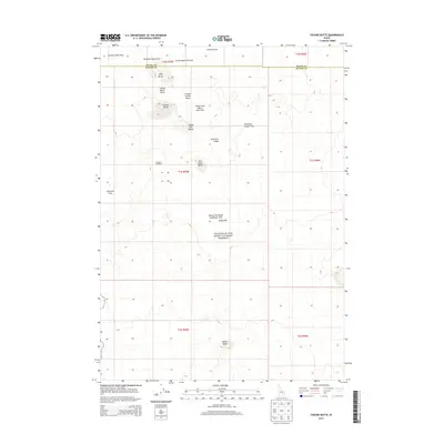 2013 Map of Fissure Butte, 2013 Print