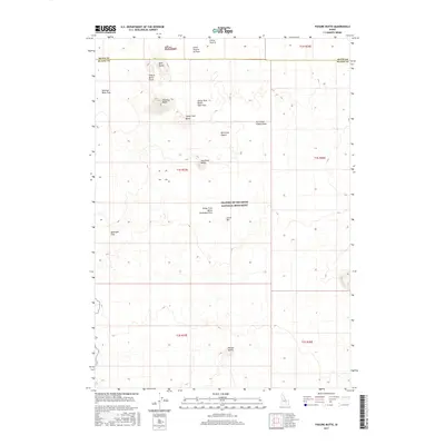 2017 Map of Fissure Butte, 2017 Print