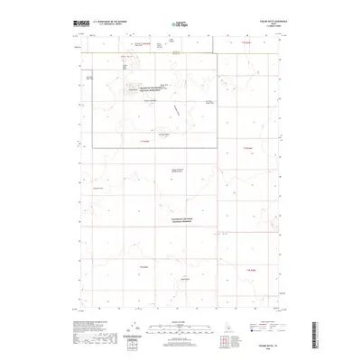2020 Map of Fissure Butte, 2020 Print