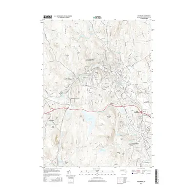 2015 Map of Fitchburg, 2015 Print