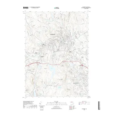 2018 Map of Fitchburg, 2018 Print