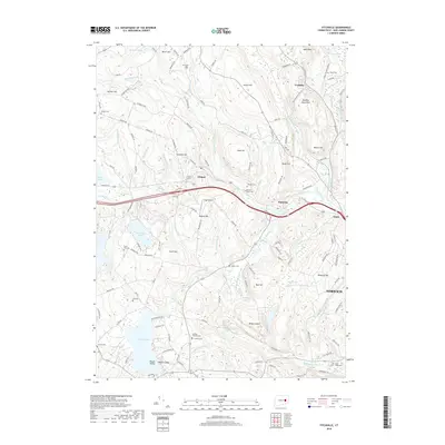2018 Map of Fitchville, 2018 Print