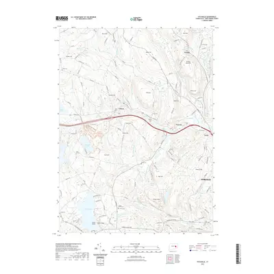 2021 Map of Fitchville, 2021 Print