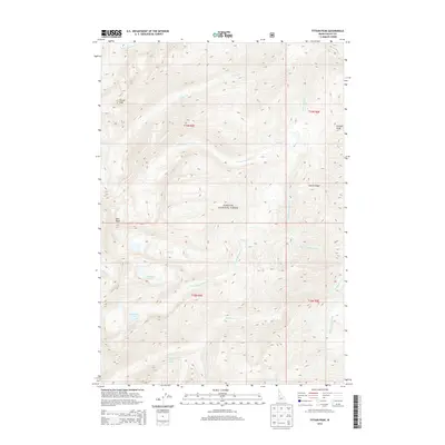 2013 Map of Fitsum Peak, 2013 Print